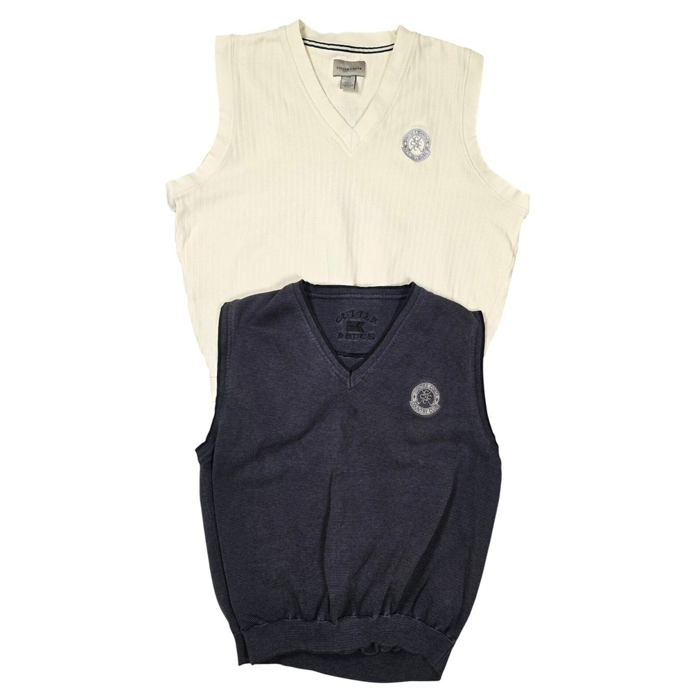 Cutter & Buck Sweater Vests Lot Contra Costa Country Club Mens L Quiet Luxury